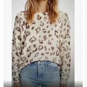 MOTHER leopard sweater